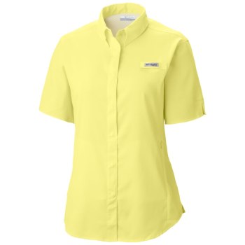 Columbia PFG Tamiami II Short Sleeve, Camisa Naranjas Para Mujer | 130924-EXI